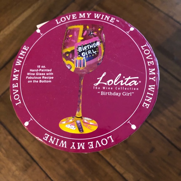 Lolita Birthday Wine Glass - Picture 2 of 6